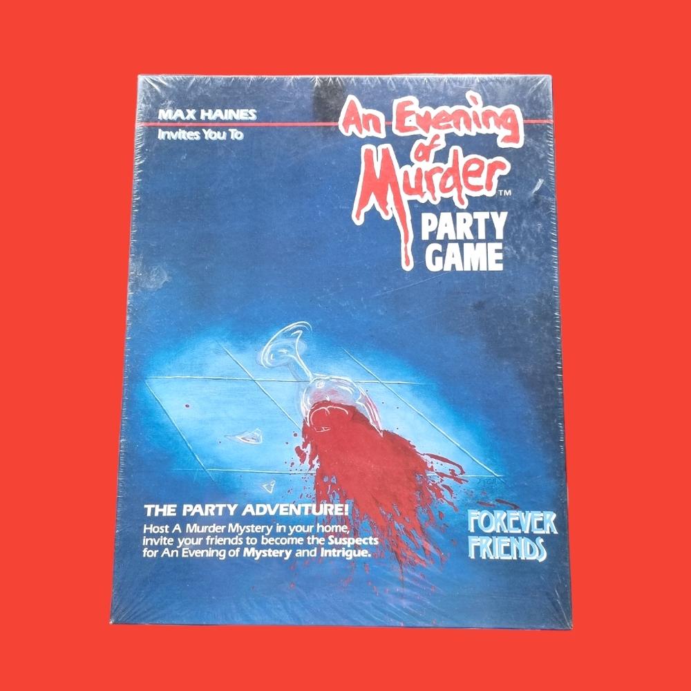 An Evening Of Murder Party Game Vintage 1985 Forever Friends